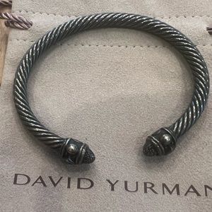 David Yurman Renaissance Bracelet with black diamonds